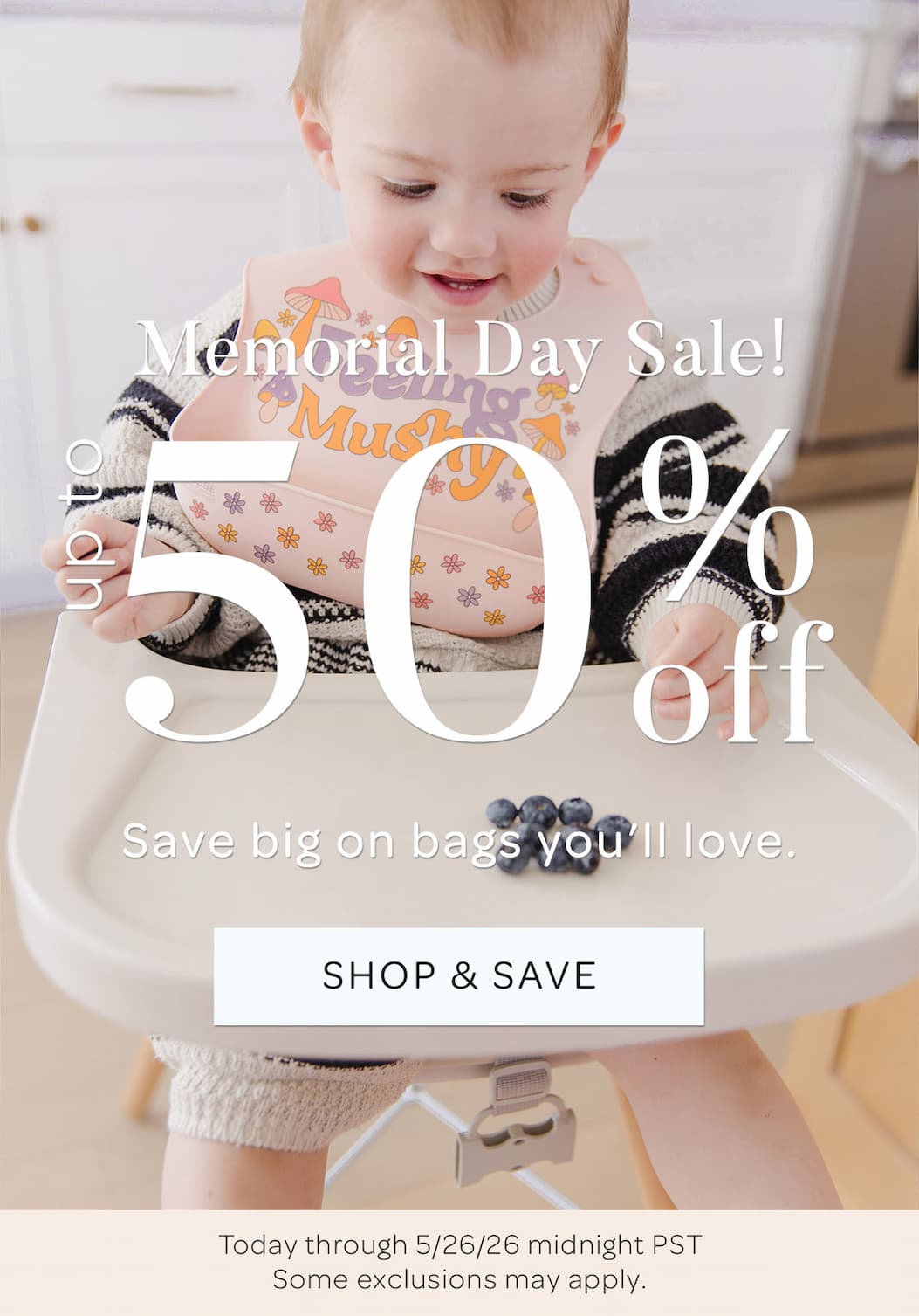 Memorial Day Sale! Up to 50% off. Save big on bags you'll love. Shop & Save. 