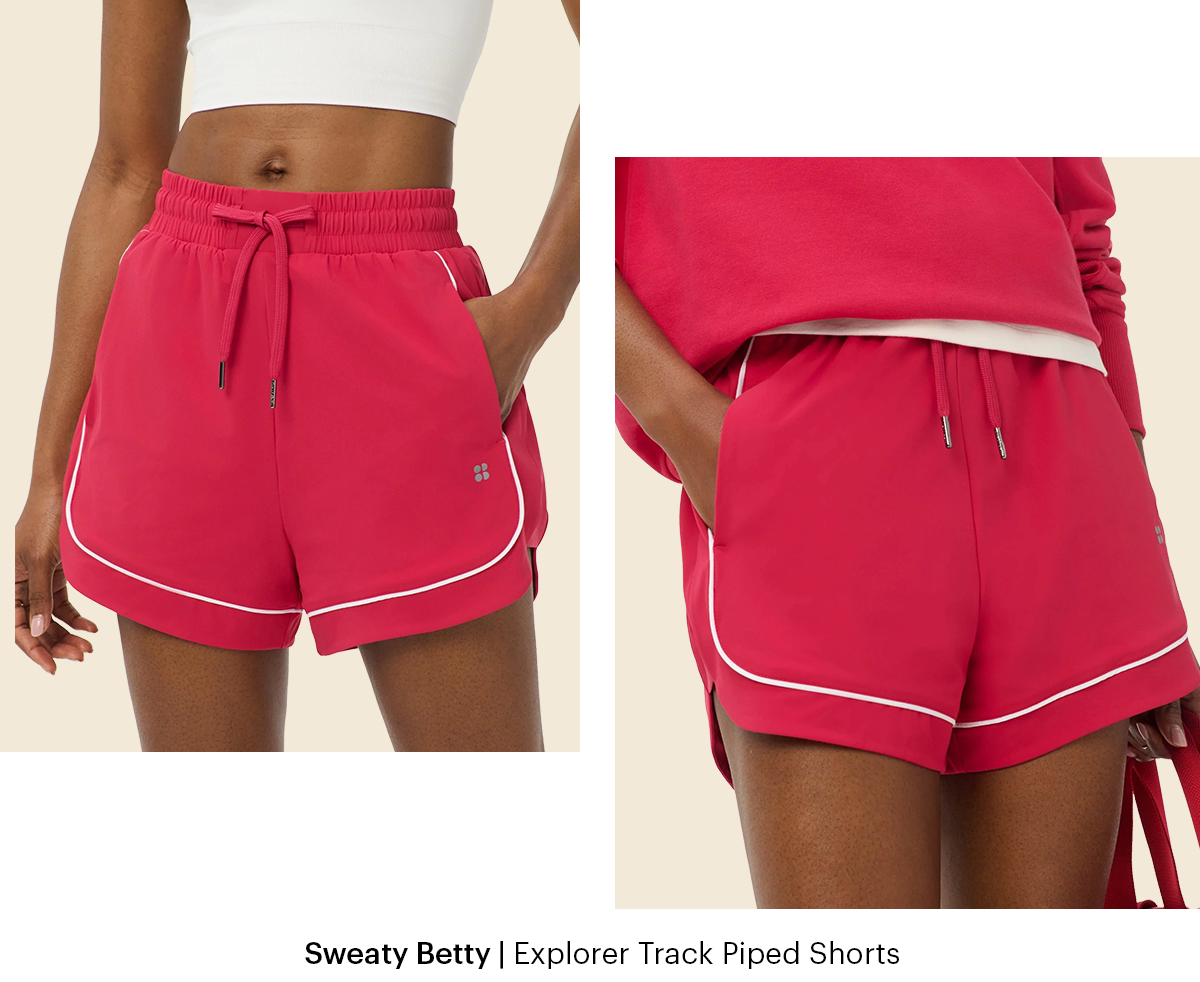 Sweaty Betty - Explorer Track Piped Shorts