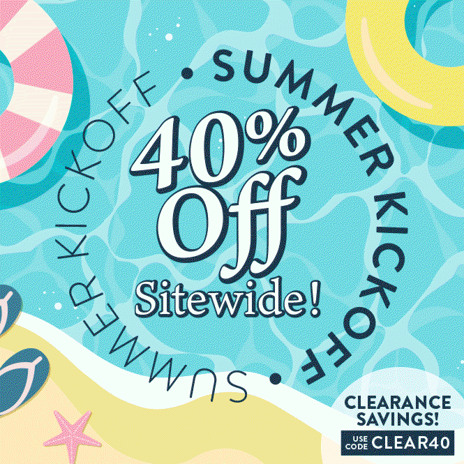 40% Off Sitewide - Summer Kickoff Sale!