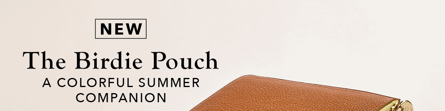New! The Birdie Pouch, a Colorful Summer Companion