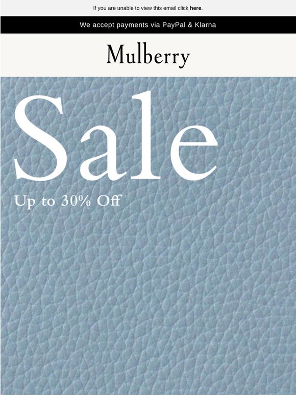 Mulberry Markdowns