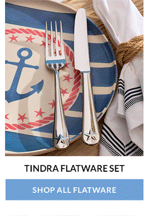 TINDRA FLATWARE  [SHOP ALL FLATWARE]