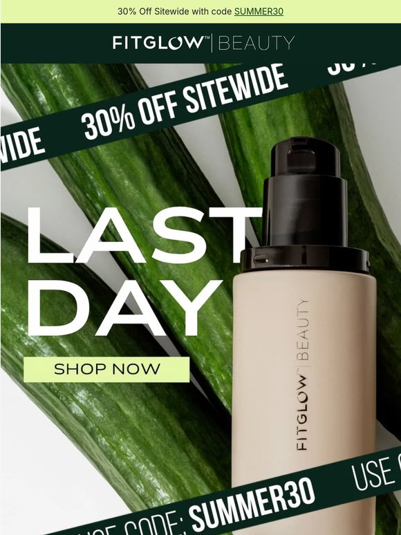 A final 24 hours of 30% off 😍