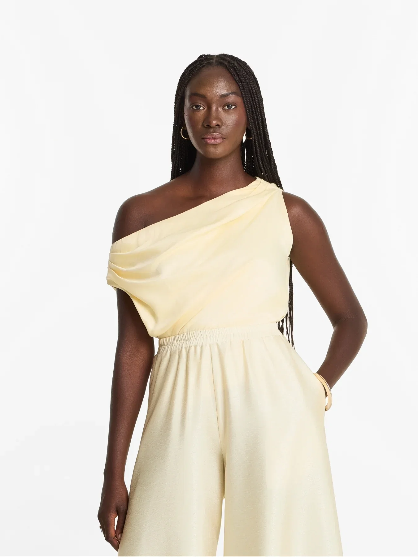 Image of Alba FSC® Certified Viscose Top - Winter White