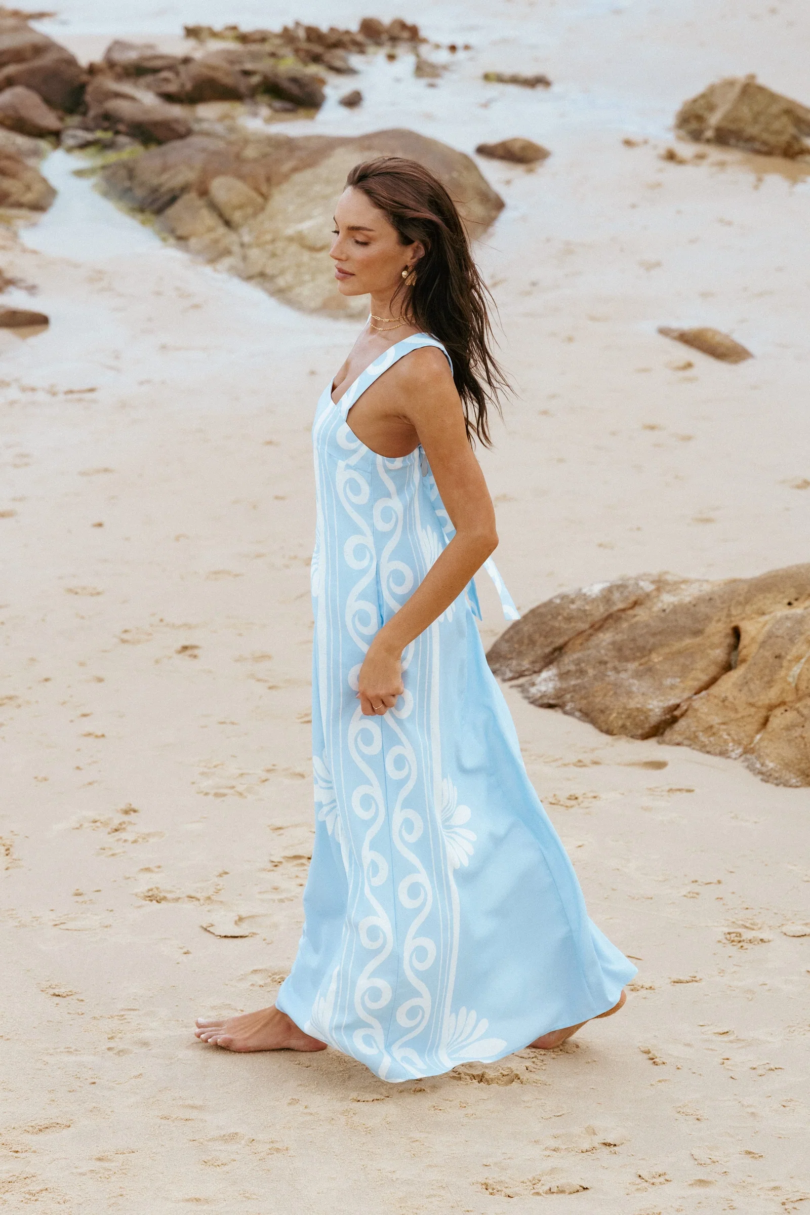 Image of Valeria Maxi Dress - Blue