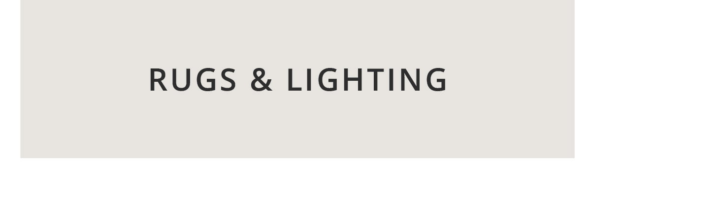 Area Rugs & Lighting