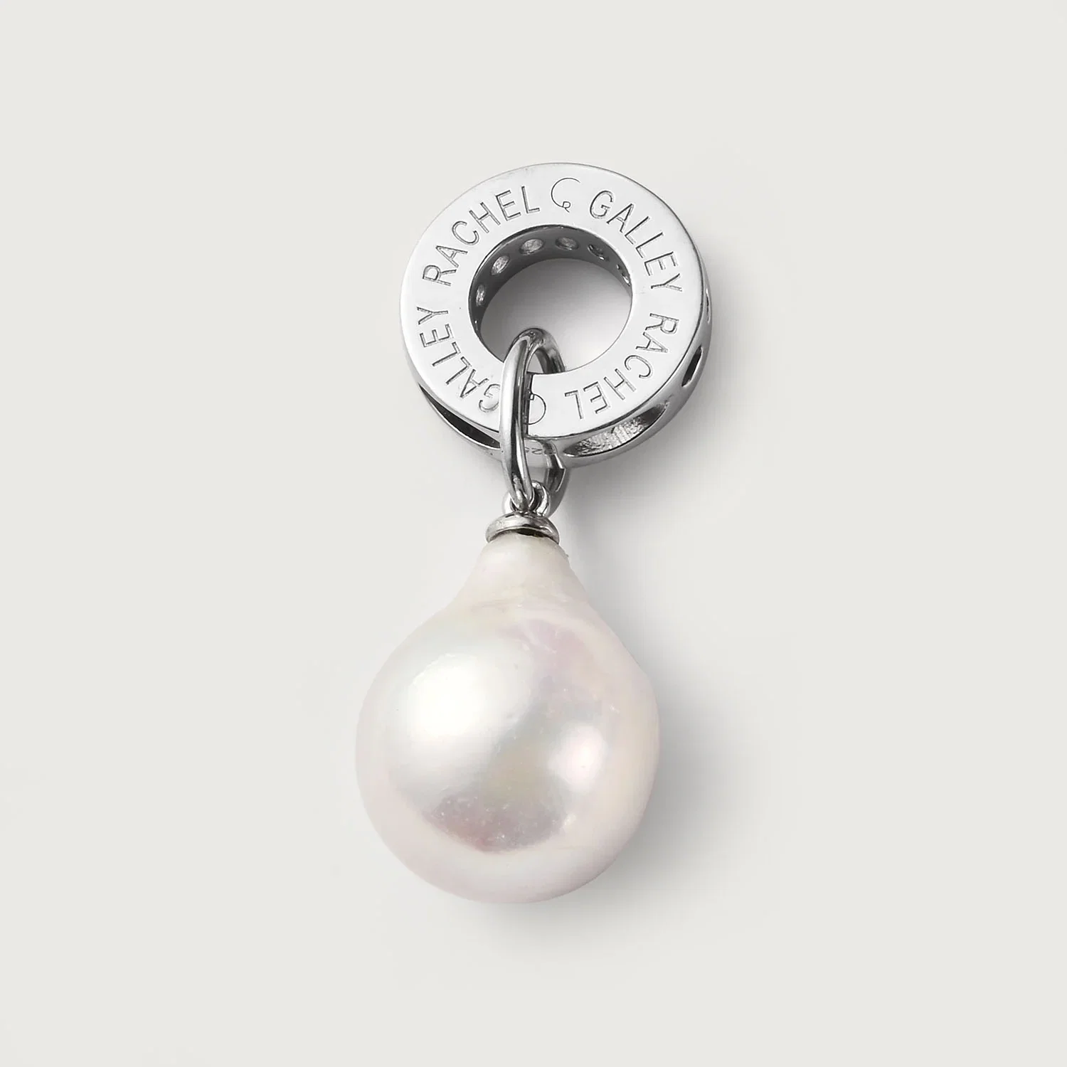 Image of Rachel Galley Solitaire Baroque Pearl Pendant