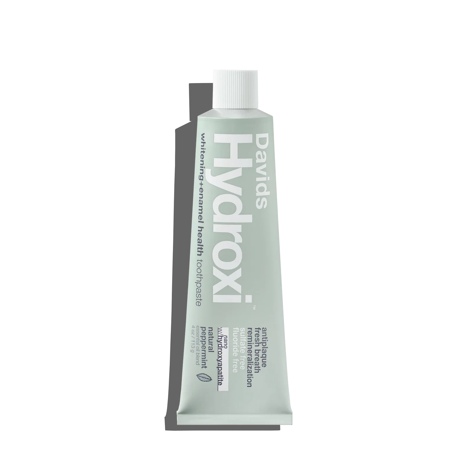 Image of Davids Hydroxi™ whitening+enamel health nano hydroxyapatite premium toothpaste / peppermint