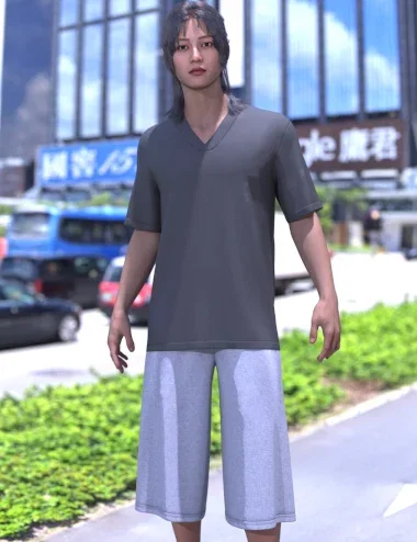dForce LV Streetwear Outfit for Genesis 9