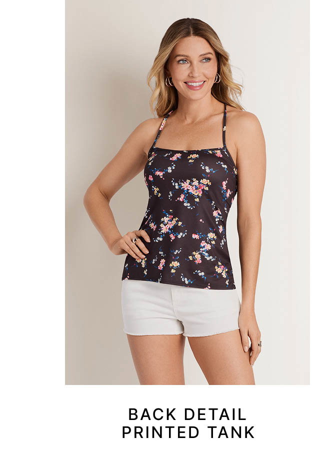 Back Detail Printed Tank