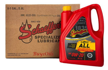 Schaeffer 6020-006 SynShield All Performance Synthetic 0W-20 | 6-GC