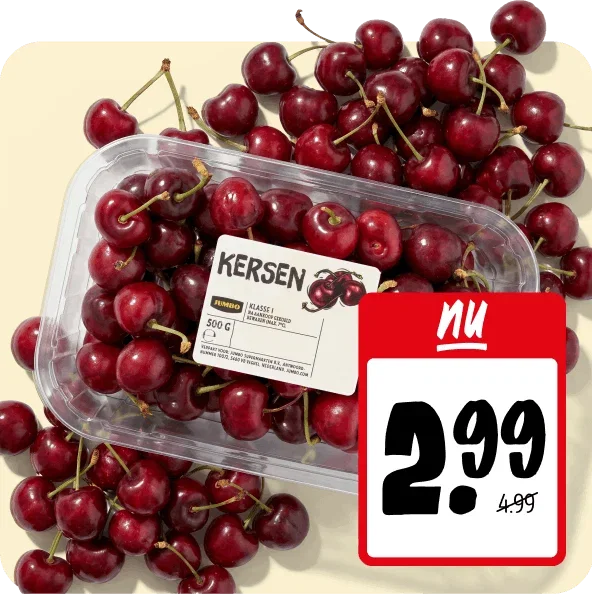 Kersen nu €2,99