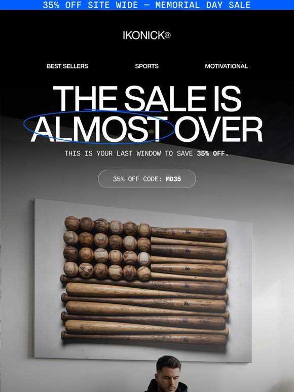 Last Chance To Save 35% OFF