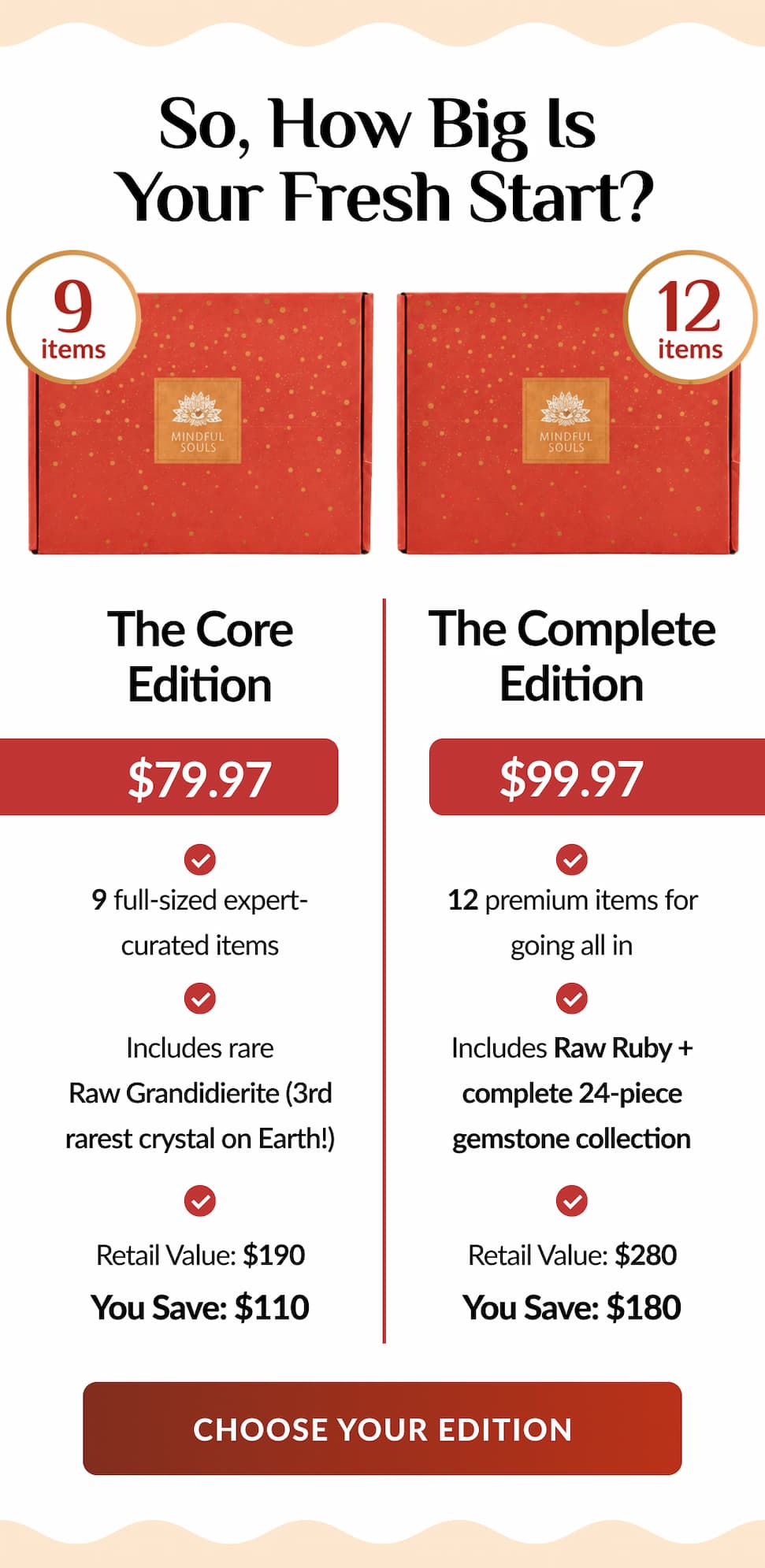 CHOOSE YOUR EDITION