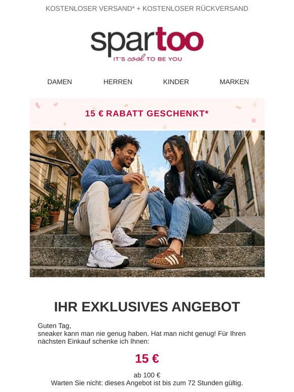 🎉 Pssst....15% Rabatt erwarten Sie in dieser Mail.