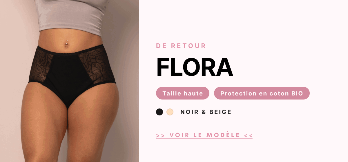 Culotte menstruelle Flora