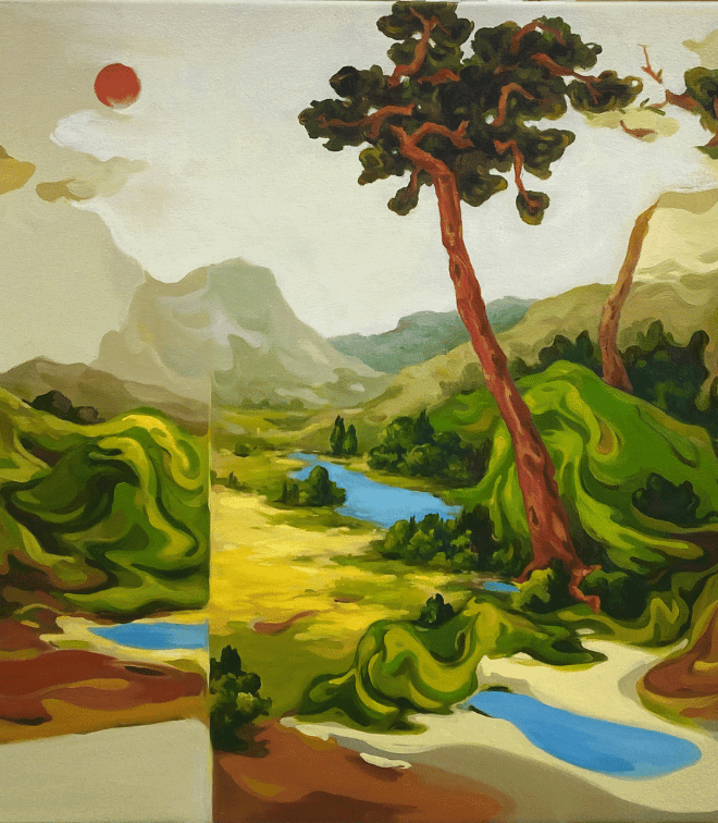 painting of a landscape