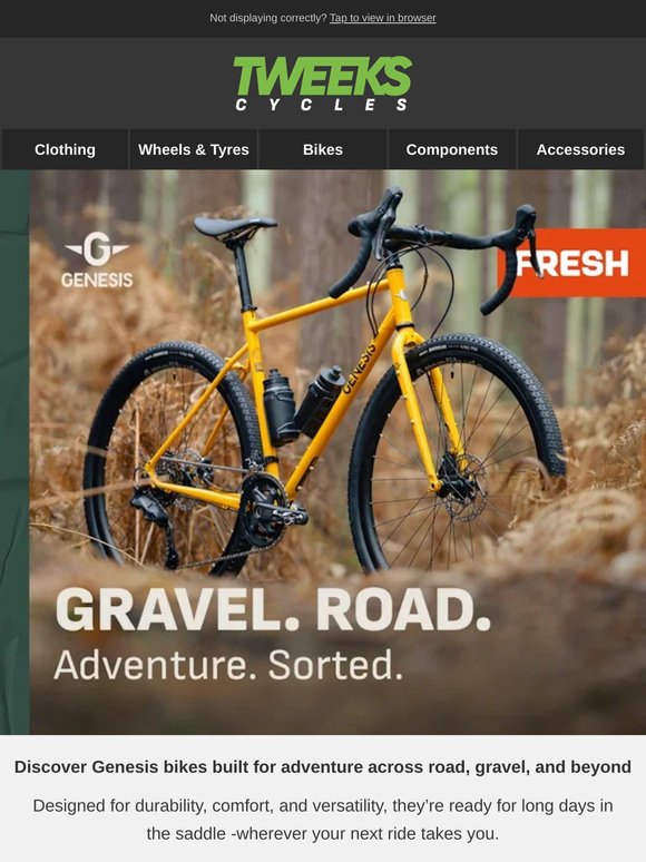 Gravel. Road. Adventure. Sorted ✅