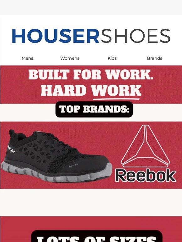Work Boots Built for the Job! We have your Size!