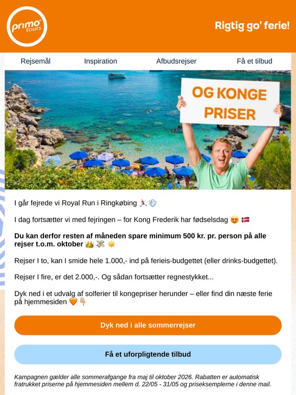 Kongen har fødselsdag... 👑 🇩🇰