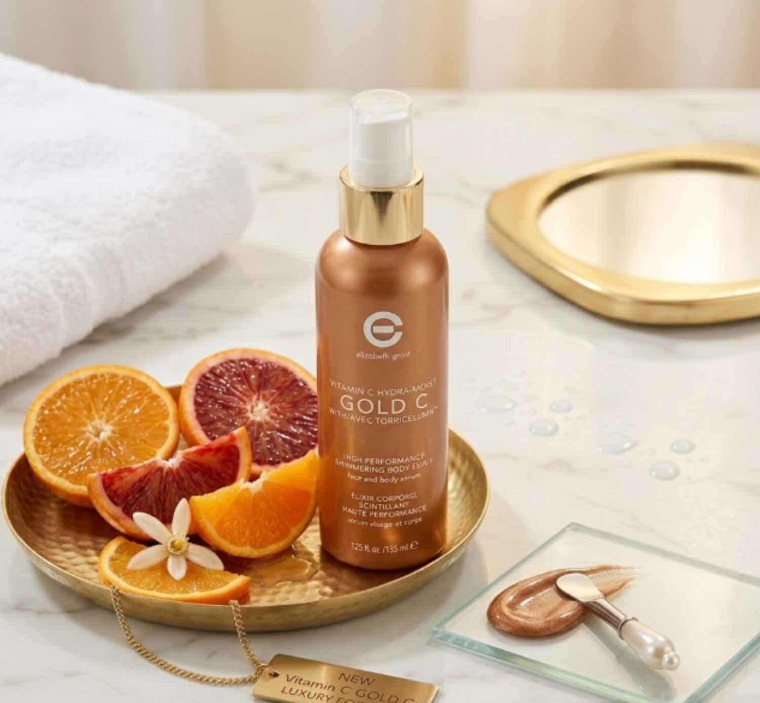 Elizabeth Grant Vitamin C Gold C High Performance Shimmering Body Elixir