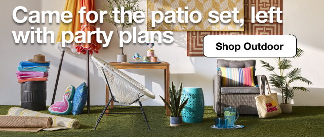 Came for the patio set, left with party plans. | Shop Outdoor