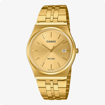 Casio Vintage Classic Analog Gold Dial MTPB145