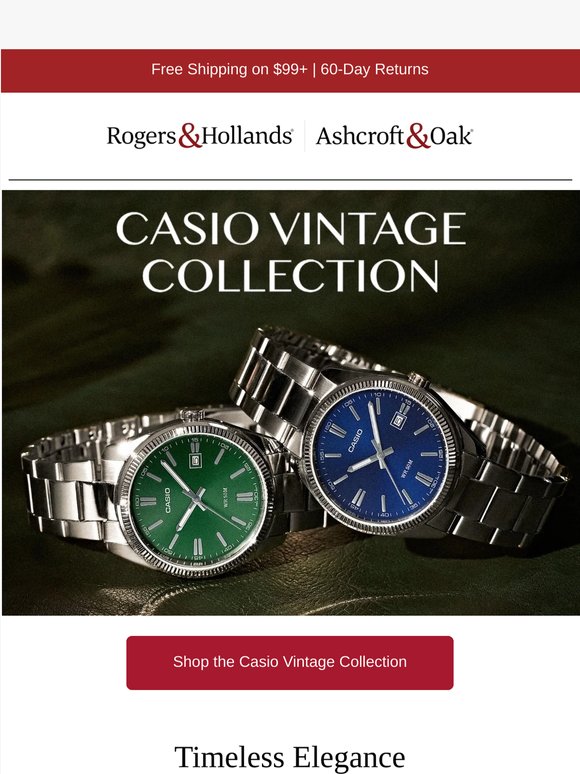 ⌚️NEW! Explore the Casio Vintage Collection | Gifts for Dads & Grads