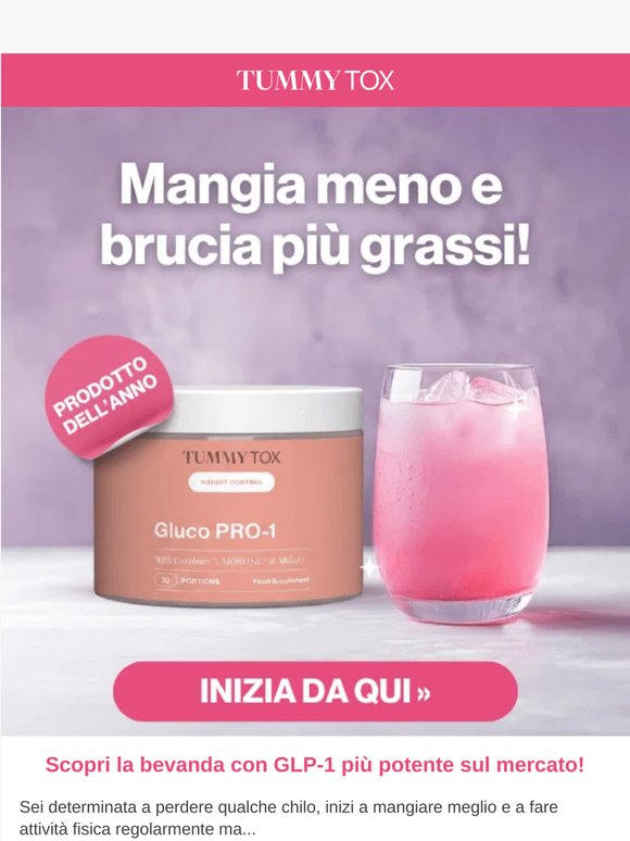 Scopri la bevanda GLP-1 più potente