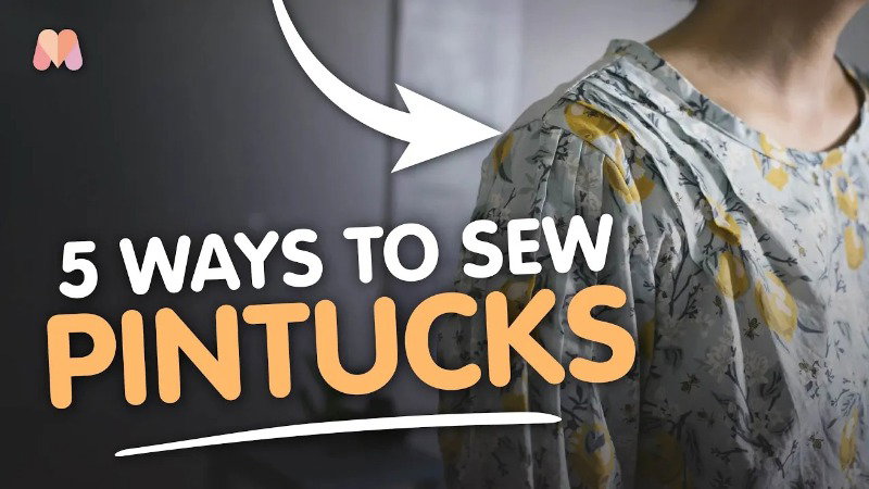 Learn to sew pintucks