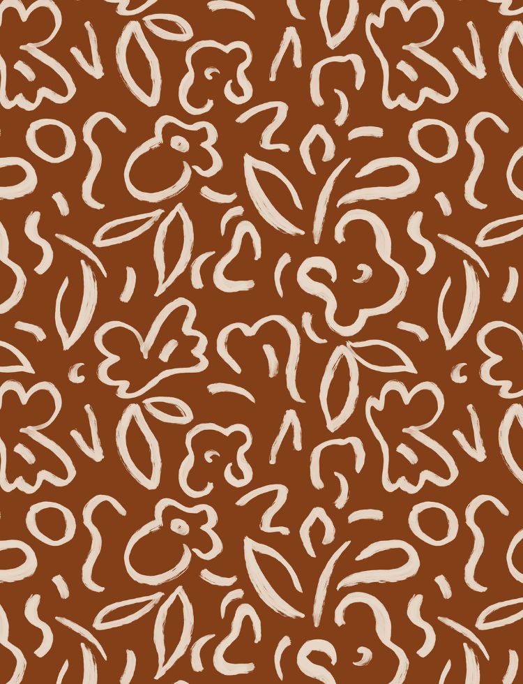 Trazos Florales Cotton Voile