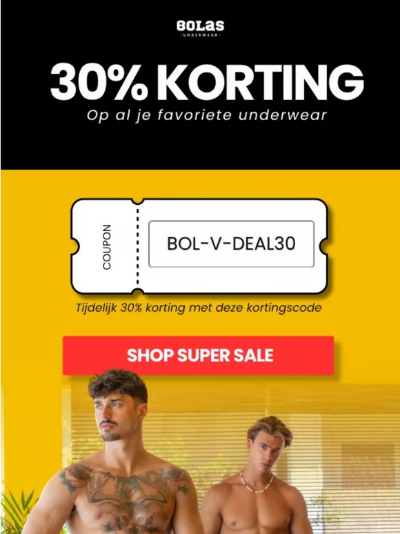 Vakantiegeld Deal 30% korting op single packs ☀️