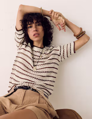 Textured Knitted Top