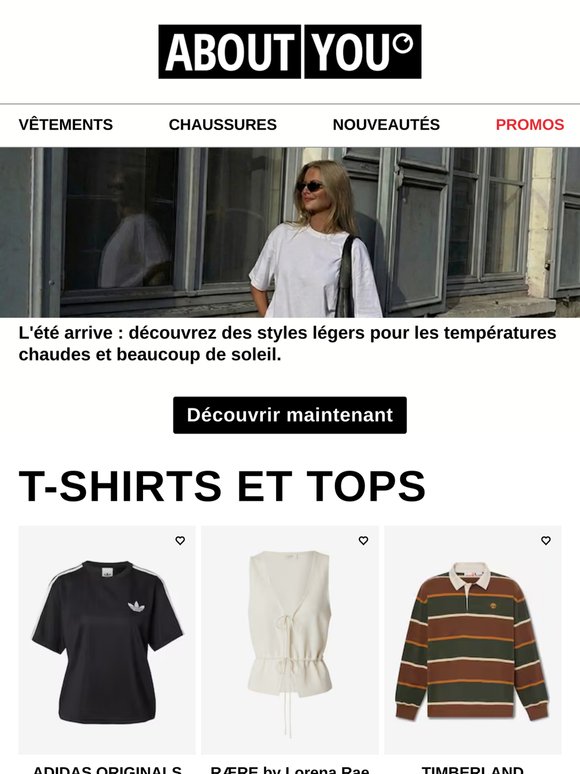 Découvrir de nouveaux T-shirts & tops