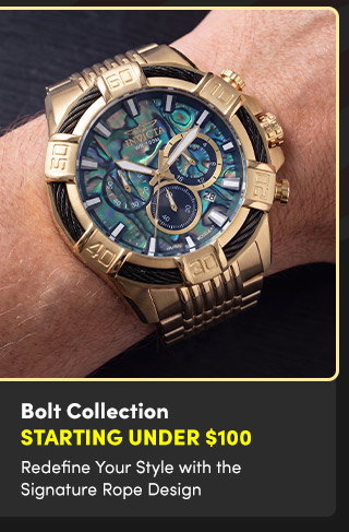 INV-49899 INVICTA Bolt Collection | Redefine Your Style with the Signature Rope Design