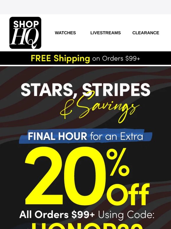⏳ Your Final Reminder for an Extra 20% Off!