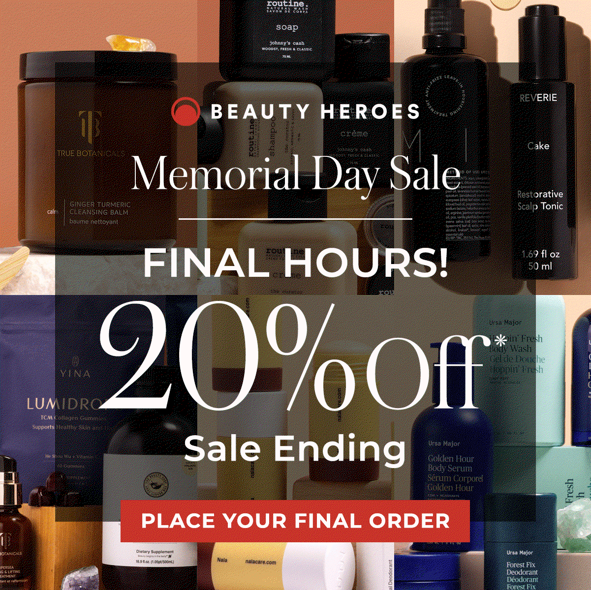 Memorial Day Sale Final Hours! | 20% OFF Sale Ending