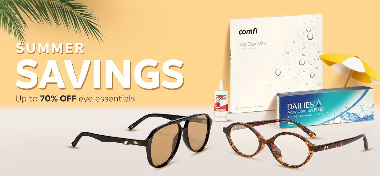 SUMMER SAVINGS, Up to 70% OFF eye essentials | Shop Now