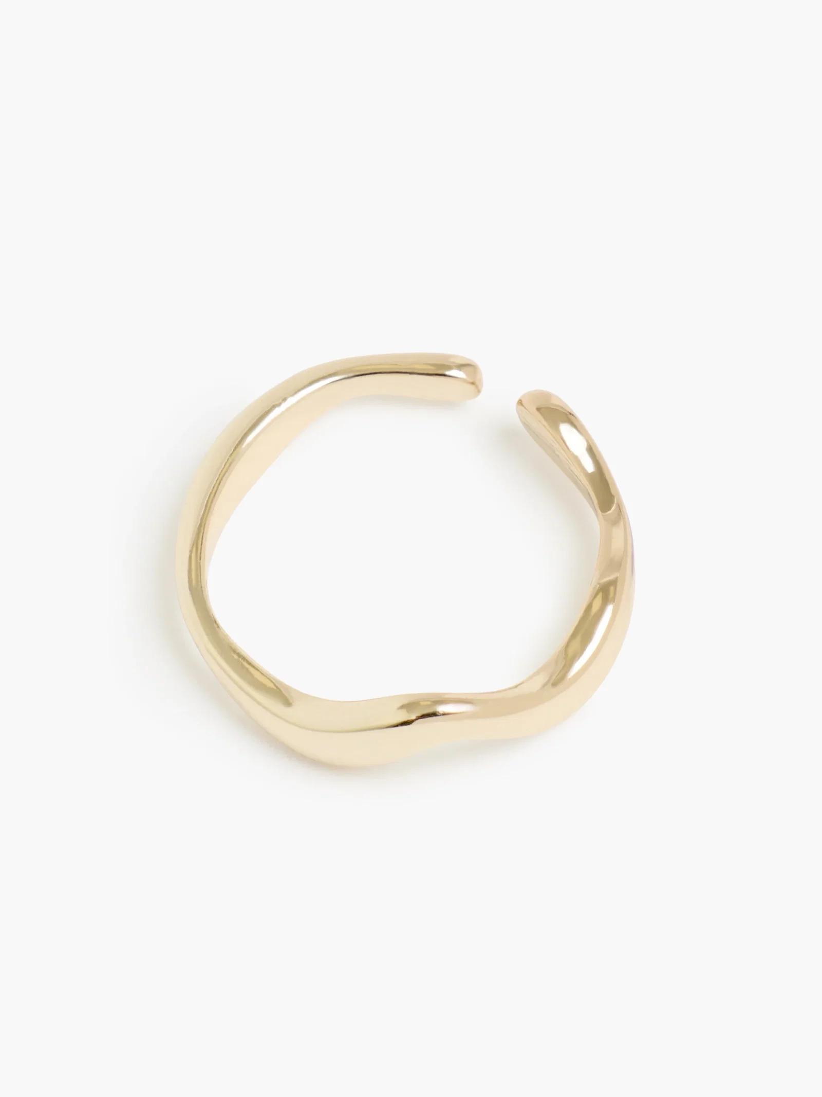 Image of Gold Wave Open Ring