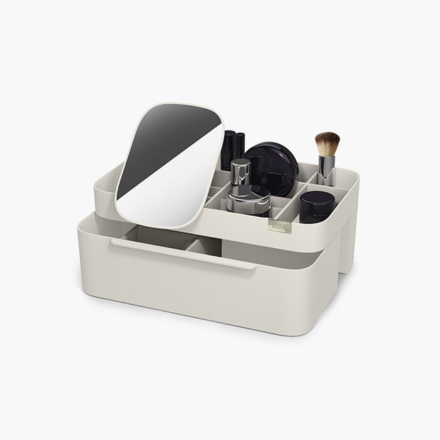 Viva Large Cosmetic Organizer with Removable Mirror
