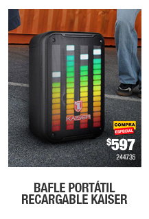 Bafle portátil recargable Kaiser