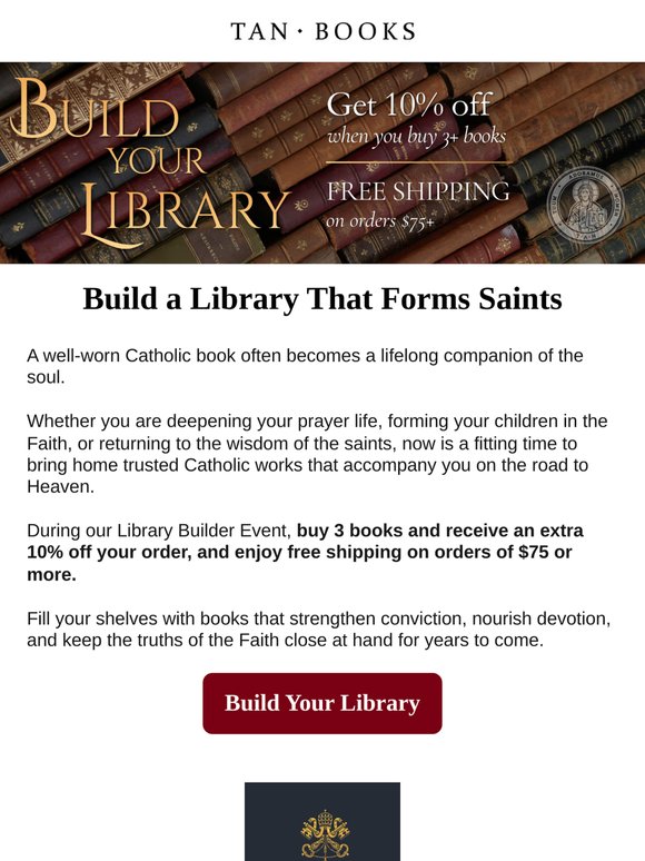 A Simple Way to Grow Your Catholic Library