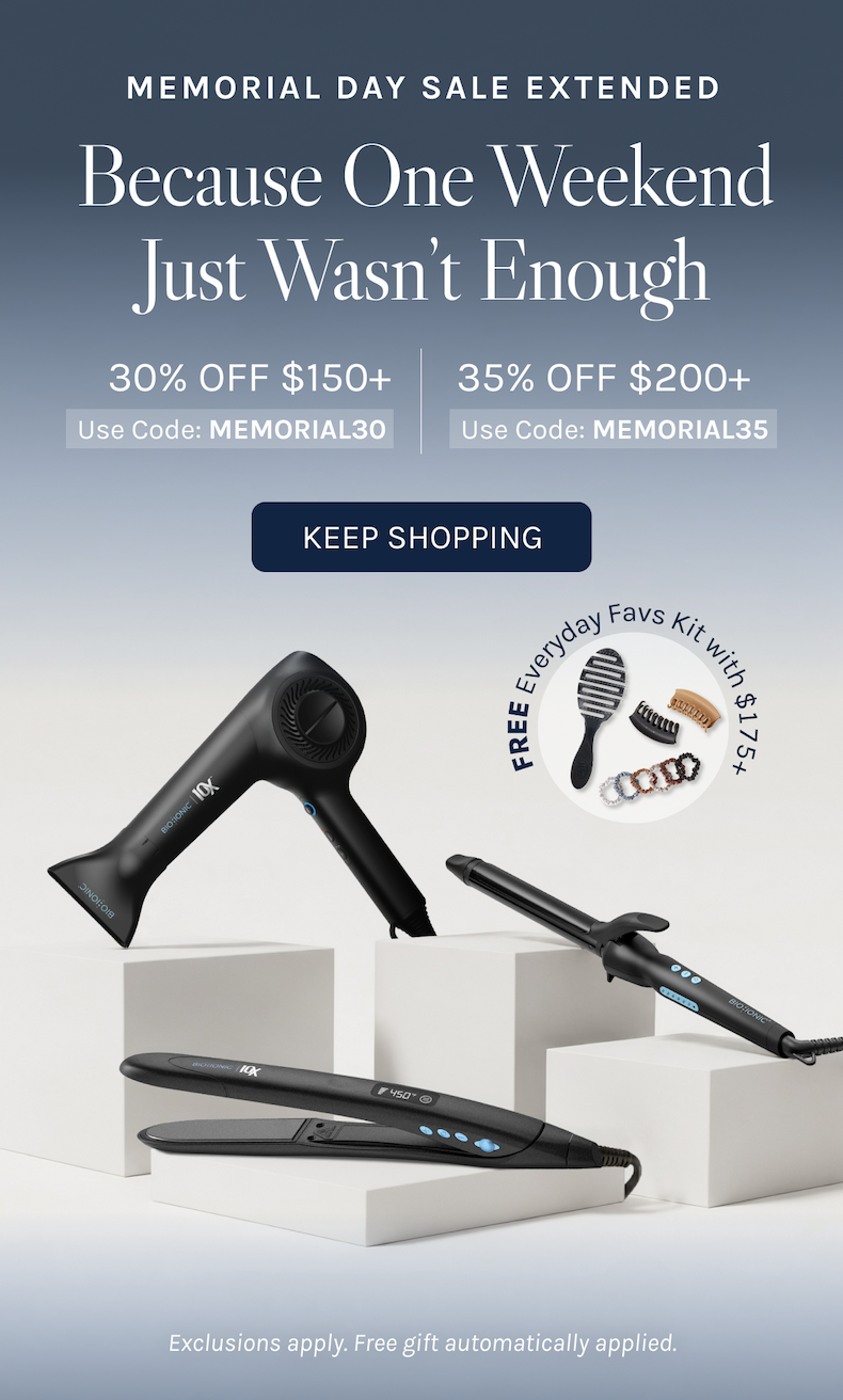 The Memorial Day Sale Extended: 30% off $150+ or 35% off $200+