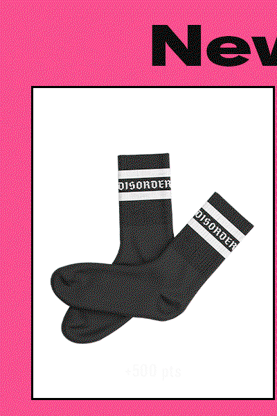 Snag these Disorder crew socks | Download the Zumiez app