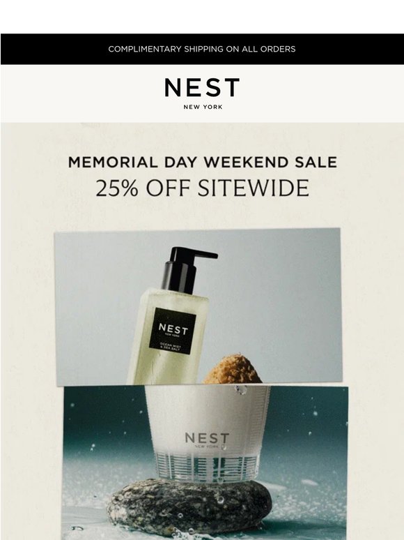 Last day for 25% off