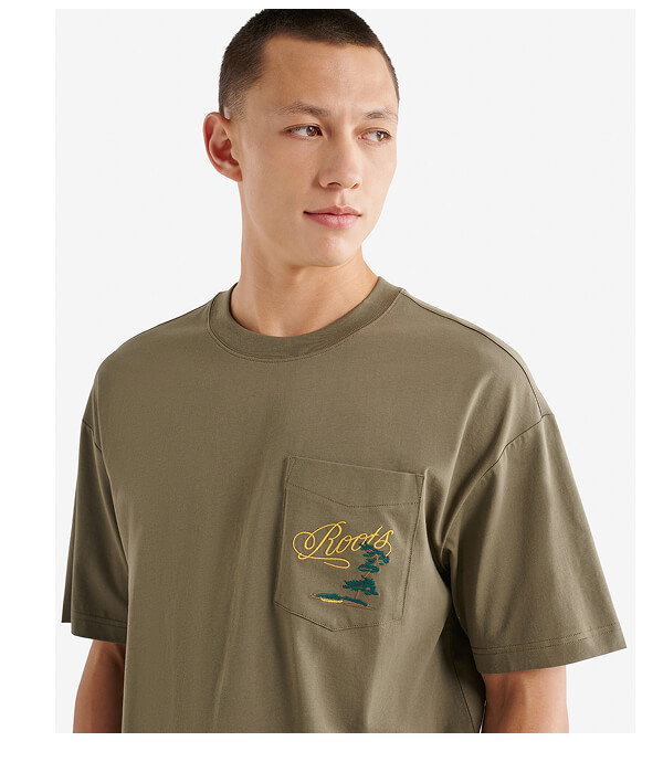 Mens Pocket Trail Relaxed T- Shirt