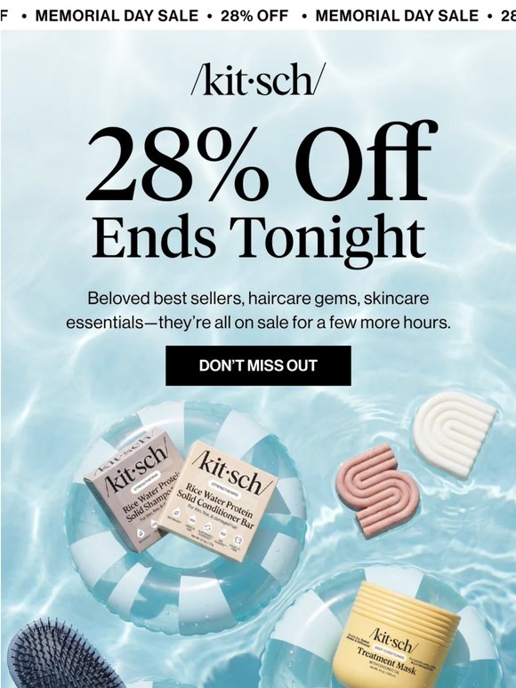 Memorial Day Sale Ends Tonight! ☀️🌊
