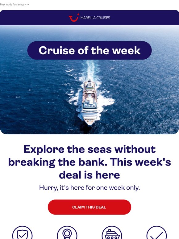 Cruise of the week has docked 🚢