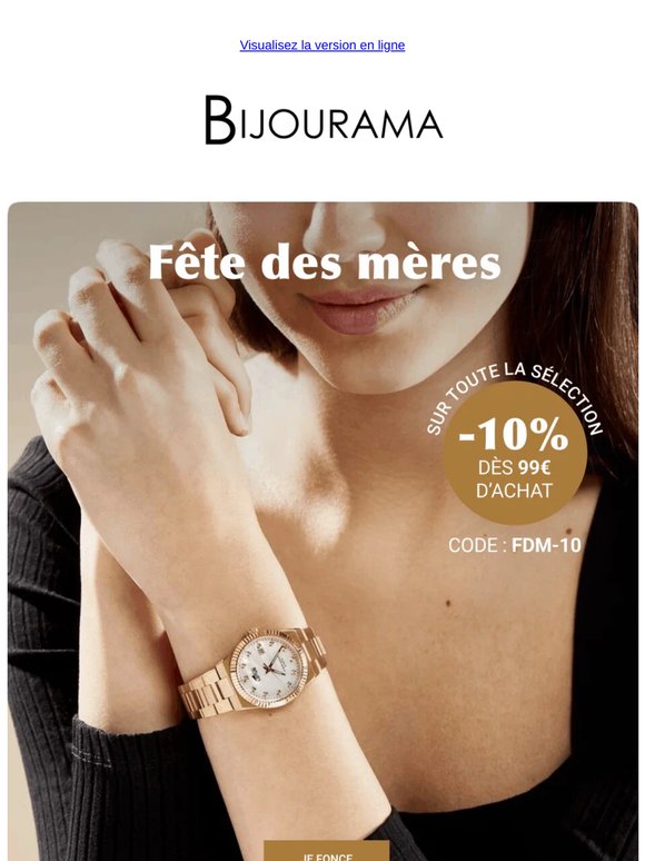 Fête des Mères : -10% supplémentaires dès 99€🌷