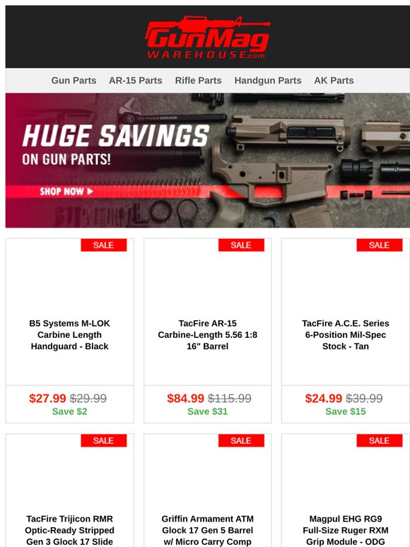Perfecting Your Firearm Starts Here | B5 Systems M-LOK Carbine Length Handguard for $28